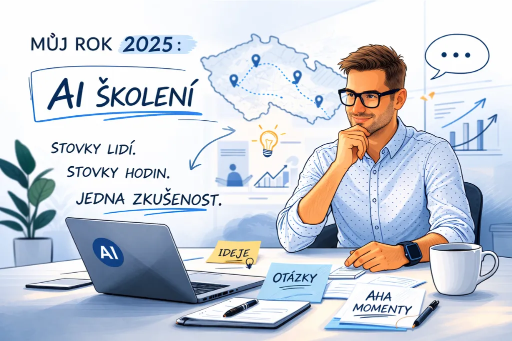 Školení umělé inteligence ve firmách: Jaký byl můj rok 2025?